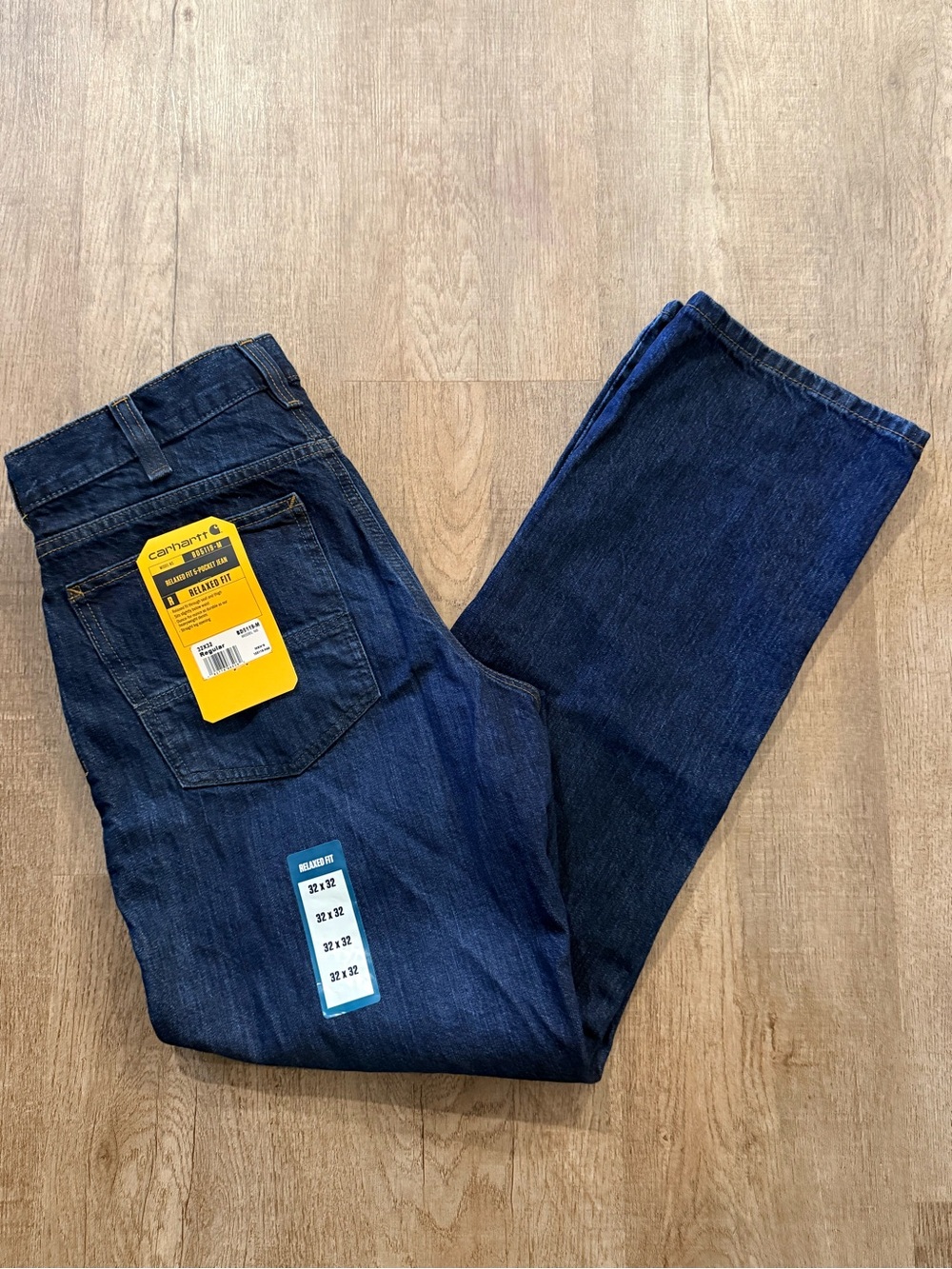 Carhartt Men's Indigo Relaxed Fit Jeans